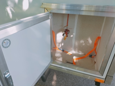 Gaskasten 2x 11kg inkl. Türe