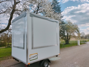 Verkaufsanhänger 750 kg , 2 Klappen, Starkstrom