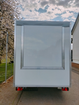 Verkaufsanhänger 750 kg , 2 Klappen, Starkstrom