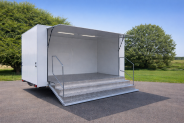 Messeanhänger, Promotionanhänger, mobiler Showroom
