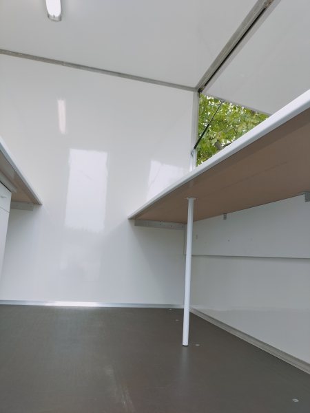 Verkaufsanhänger 750 kg zwei Klappen/ Starkstrom NEU