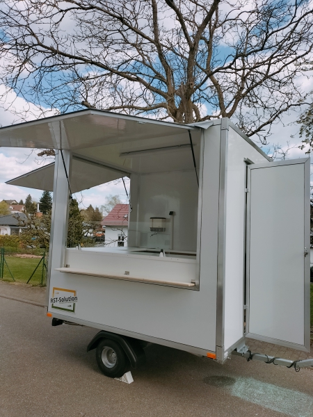 Verkaufsanhänger 750 kg , 2 Klappen, Starkstrom