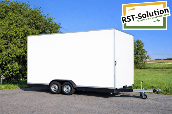 Kofferanhänger 3,5t / 6 Meter Koffer