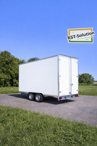 Kofferanhänger 3,5t / 6 Meter Koffer