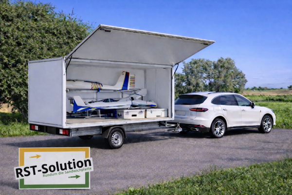 Modellflugzeuganhänger, Anhänger für Modellflugzeuge