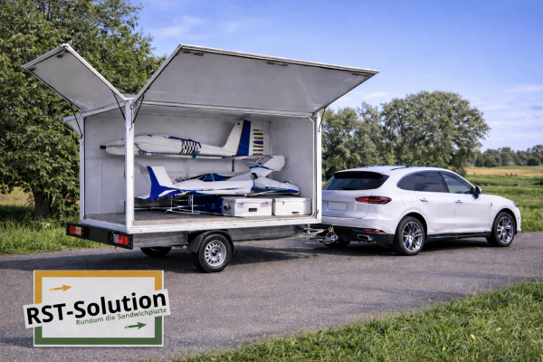 Modellflugzeuganhänger, Anhänger für Modellflugzeuge